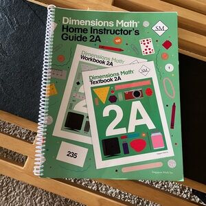 Dimensions Math 2A Home Instructor's Guide - Green